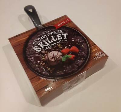 Iron Skillet Mini Brownie Kit Individual Cakes Cornbread Southern