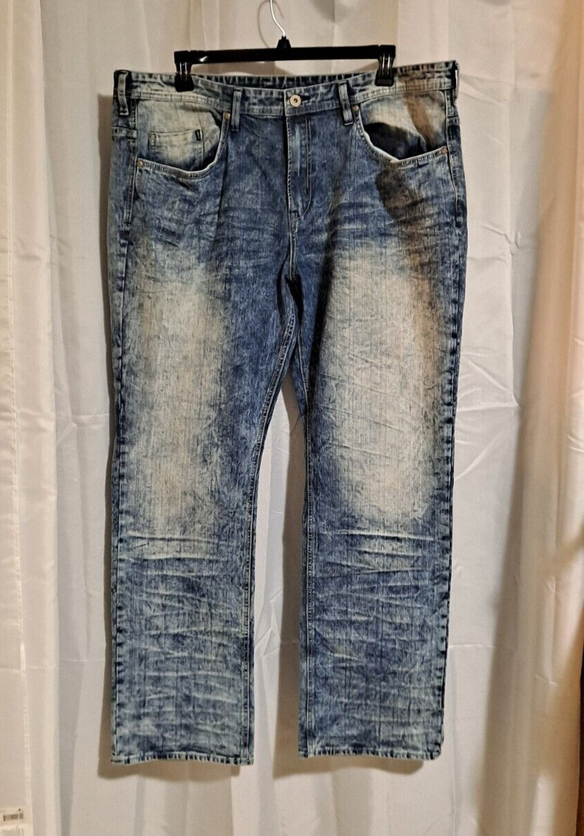 Evan-X Basic Sum Stretch Size 46X32 Denim Blue Je… - image 1