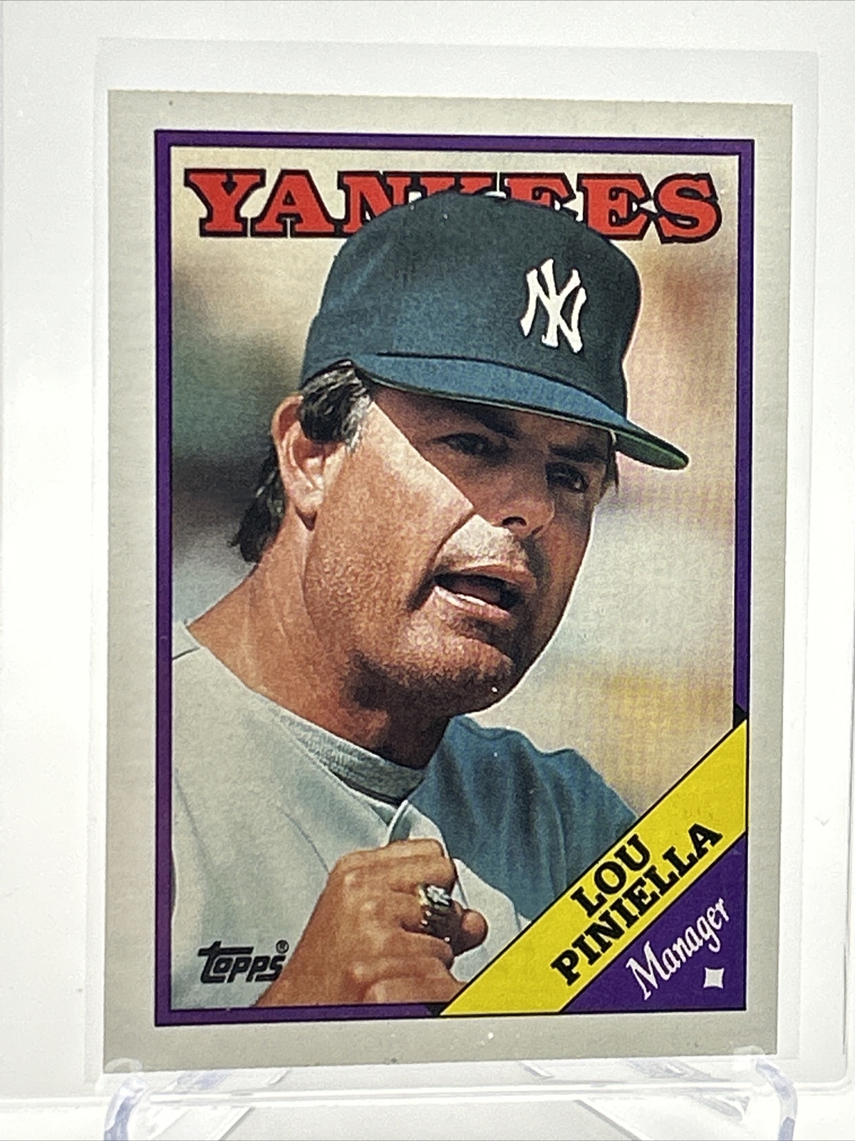 1988 Topps Lou Piniella Baseball Card #44 Mint FREE SHIPPING