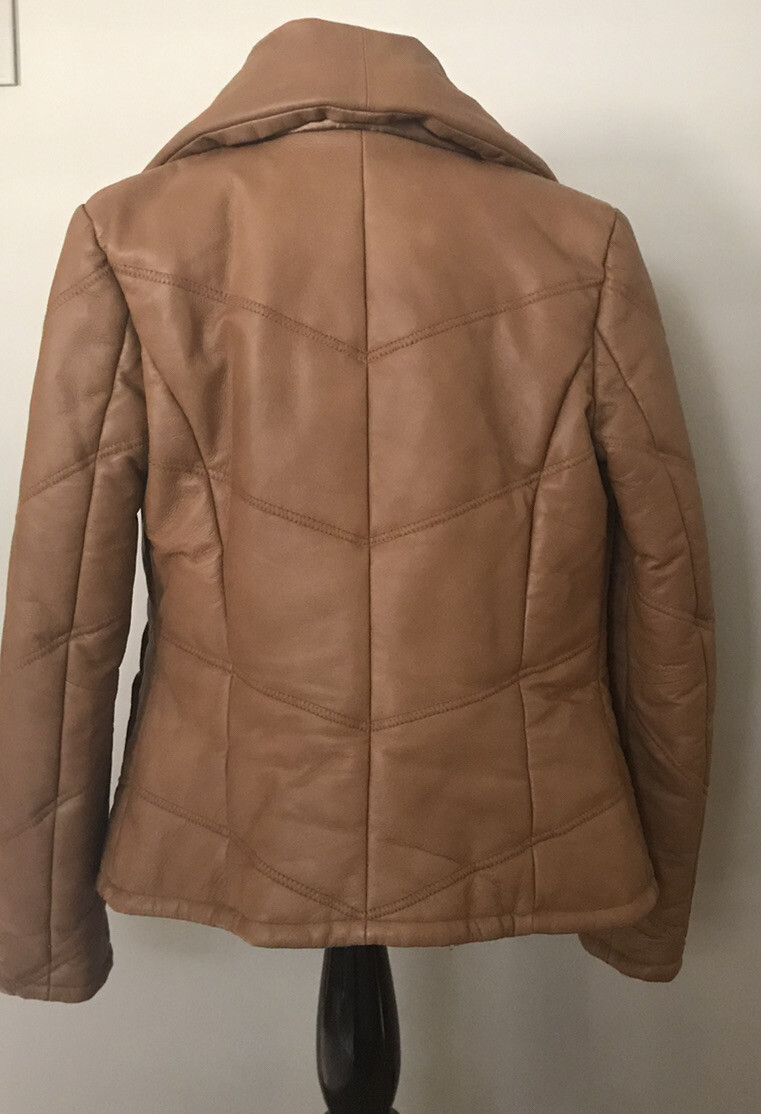 sergio benini classic leather jacket