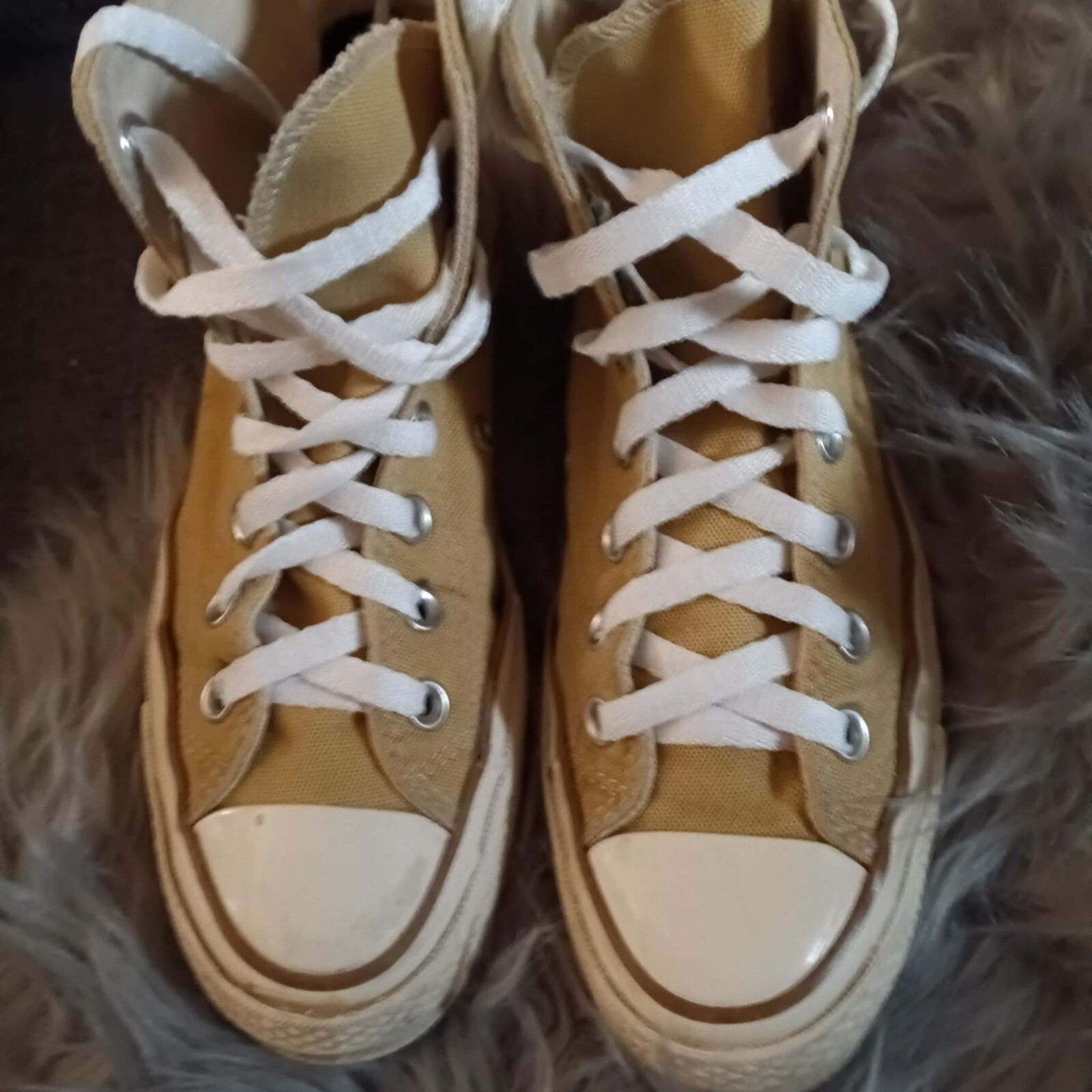 SAOLA Sneakers Hightop Converse Chuck Uomo Taglia 4 Edizione Limitata Sand Dunescapee