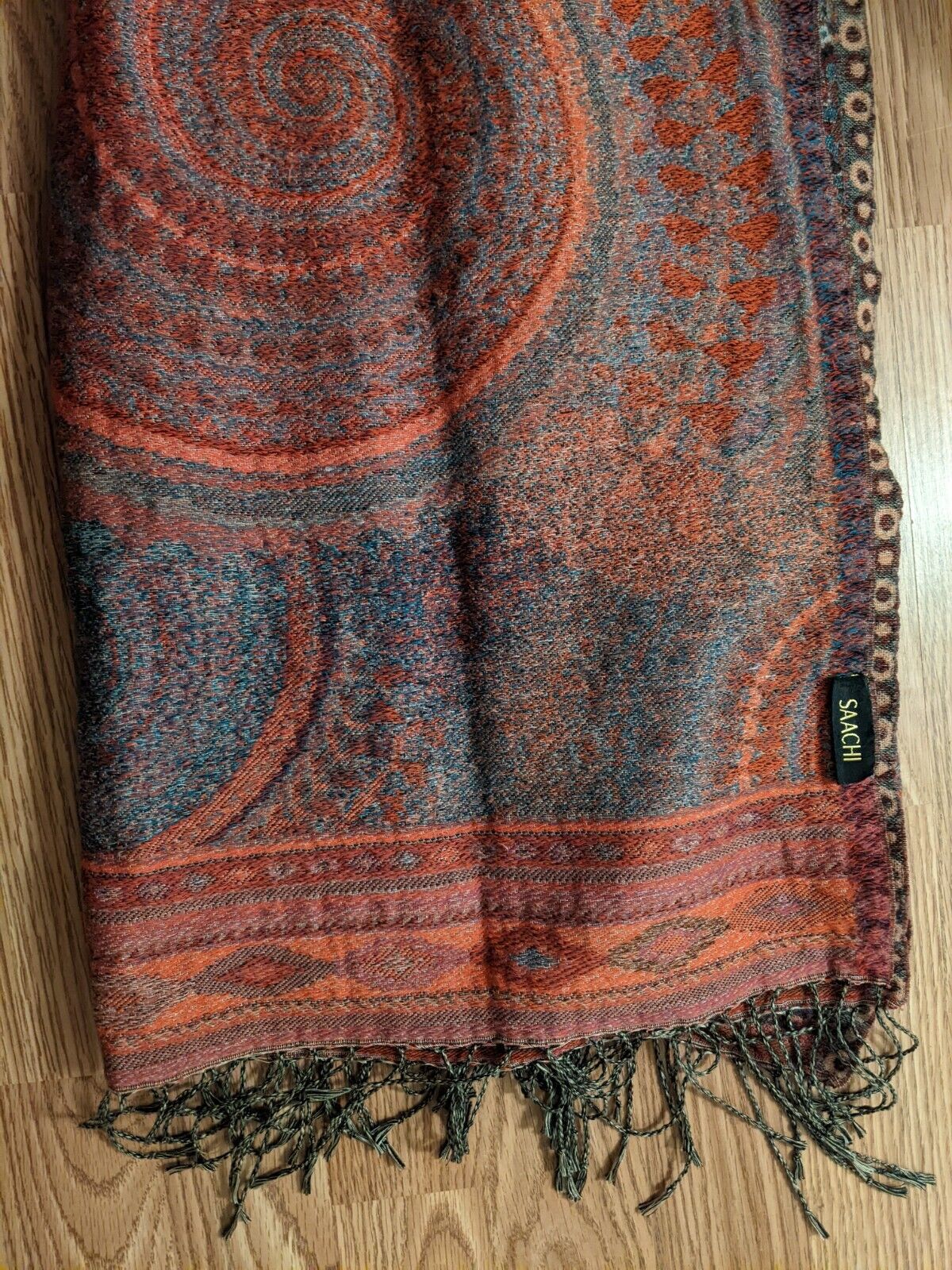 Saachi Scarf multicolored pattern - image 3