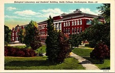 Biological Laboratory Students Bldg Smith College Northampton MA Postcard UNP
