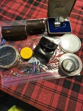Set of 9 German Made Vintage Camera Lenses with Cases FREE SHIPPING
