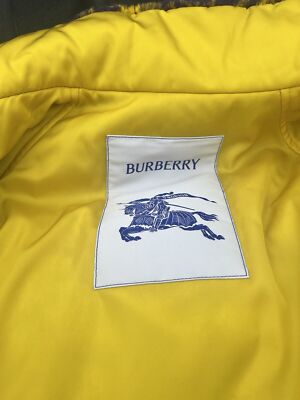 BURBERRY Rose Jacquard Fleece Wool Reversible Coat Jacket NEW US 4
