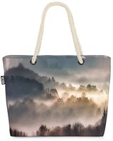 Void Tasche Nebel Berge WäLder Winter Wald WäLder Berge Norwegen