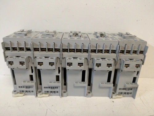 LOT OF (5) GUARANTEED! ALLEN-BRADLEY 24VDC COIL CONTACTOR RELAYS 100-C09D*10