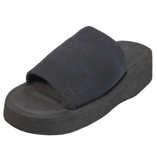 black stretch platform slide