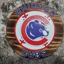 10' Handmade Chicago Cubs Sign
