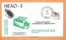 HEAO-3 LAUNCHED BY ATLAS CENTAUR SEP 20,1979 KSC  SPACE  COVER