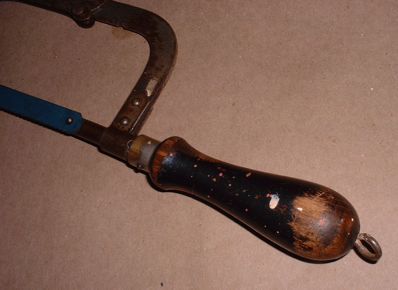 Millers Falls No. 9 Star Vintage Hacksaw w/ Bat Wing Adjuster Nut (Made