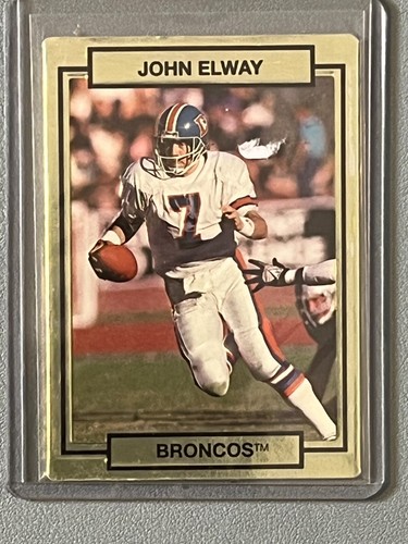1990 Action Packed John Elway 63 Denver Broncos HOF Gold Foil EBay