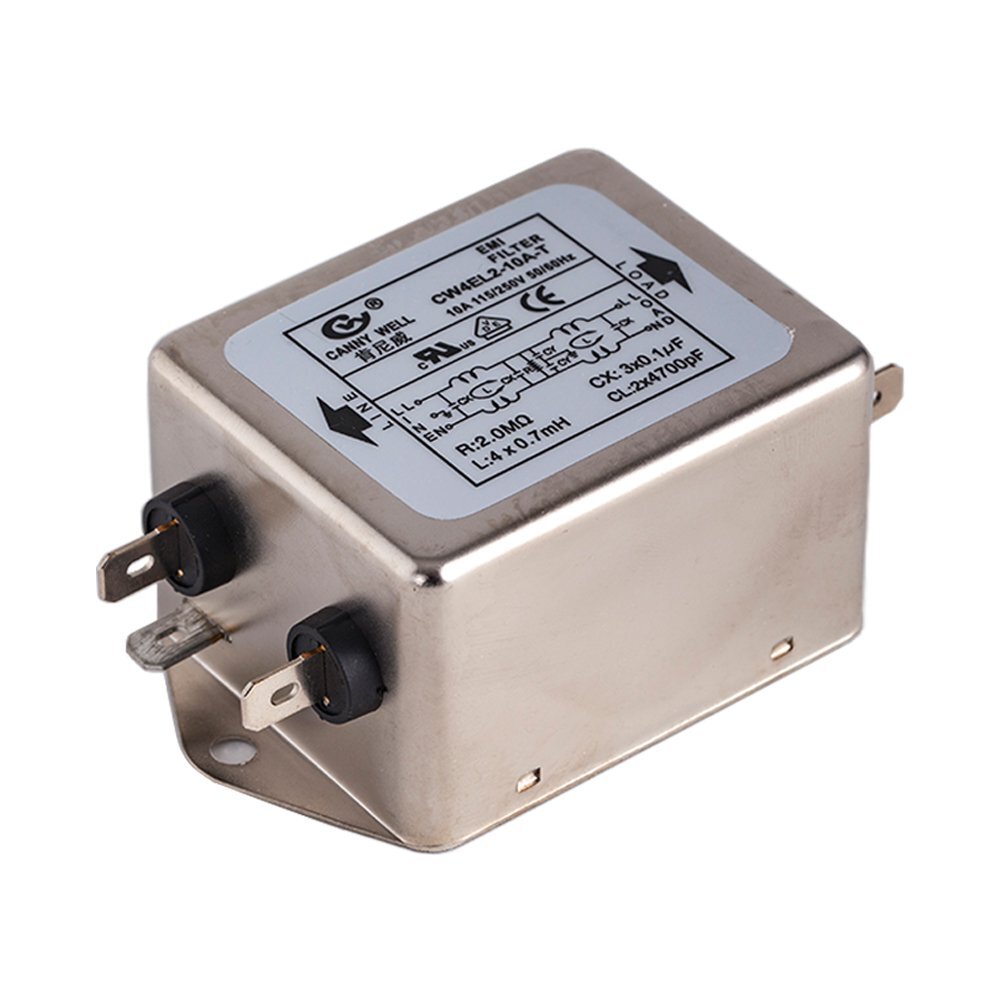 Led Light Rfi Filter EMI RFI Filter CALANDIS Ac 250V 10A Cw1C-10A-T Suppressor Power Line ...