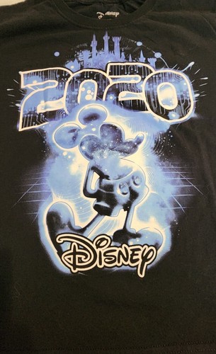 DISNEY 2020 COTTON KIDS T SHIRT YOUTH SIZE SMALL S 8 MICKEY MOUSE - Picture 2 of 4