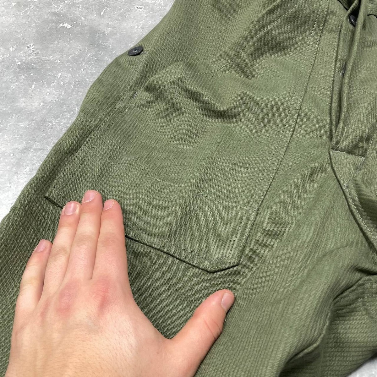 Vintage 80s Work Pants German Sanfor Green Size 50 W32 L27 Vintage 80s Work Pants German Sanfor Green Size 50 W32 L27