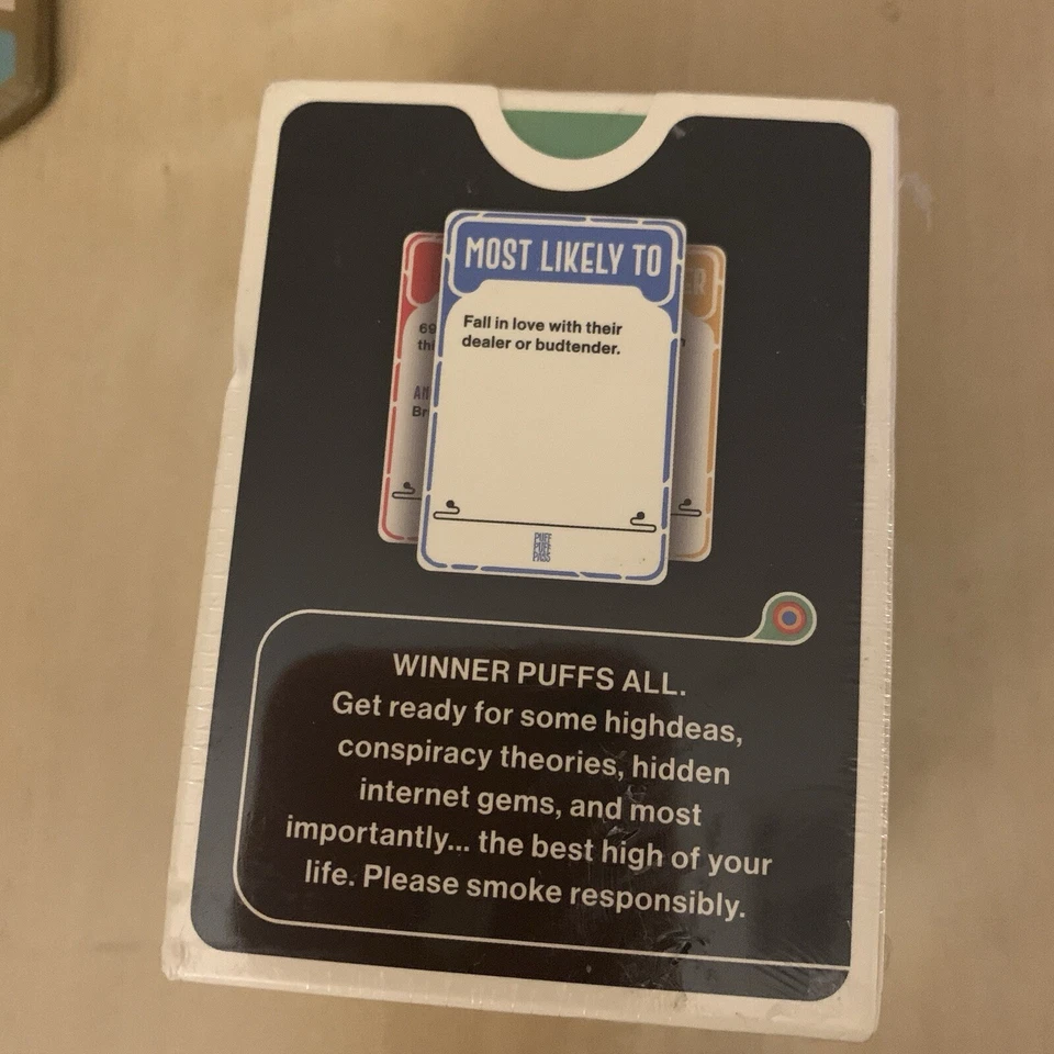 Puff Puff Pass Stoners Card Game The Stoners For Card Games - Volume 1 Sealed - Image 3 of 4