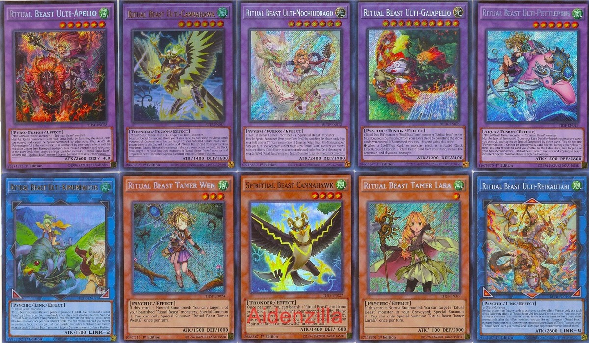 ritual beast deck yugioh - Ulti-gaiapelio Ulti-apelio Tamer Lara Wen Cannahawk 1800 2 Ritual Beast monsters Ritual Beast monsters this card points to gain 600 ATK/DEF Yugioh Ritual Beast Deck -