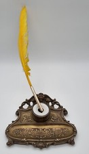 Antico set da scrivania epoca fondazione calamaio set da scrittura 1890 circa bello RARO