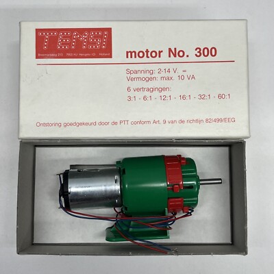 1952 Temsi New Motor No. 300. Excellent Condition. 2-14 V = 10 VA. GB20B