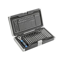 HöGert Werkzeugkoffer Bit-Set HT1R466 Schrauberbit-Satz 37-Tlg. Umschaltratsche