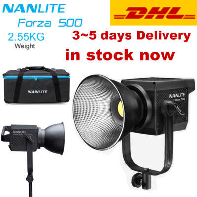 New NanLite Forza 500W 5600K COB Daylight-Balanced LED Light Monolight 2 fan