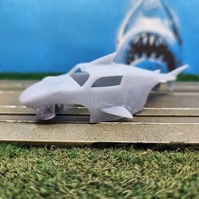 TJet Body Only - Unique JAWs Shark Unpainted Body - Fits TJet Screw on Chassis
