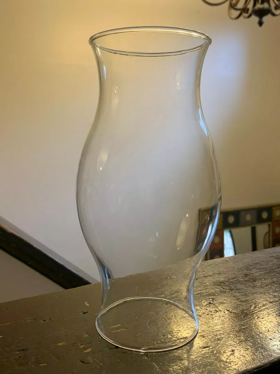Clear Glass Hurricane Shade Dome Globe Oil Lamp Or Candle Holder 9