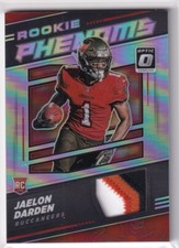 2021 Panini Donruss Optic Football Jaelon Darden Rookie Phenoms Patch #12/50