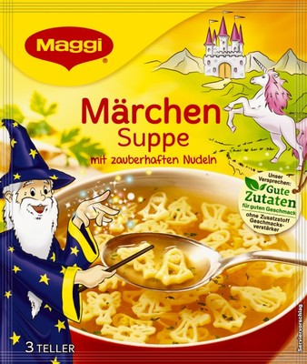 4 x Maggi Märchen Suppe - Fable Noodle Soup for Kids New from Germany