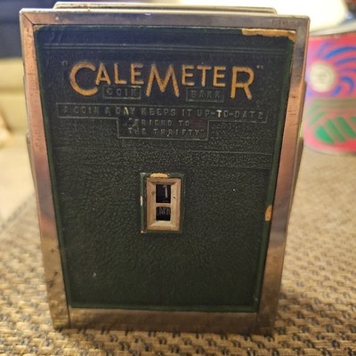 Vintage Zell, CaleMeter Coin Bank without Key