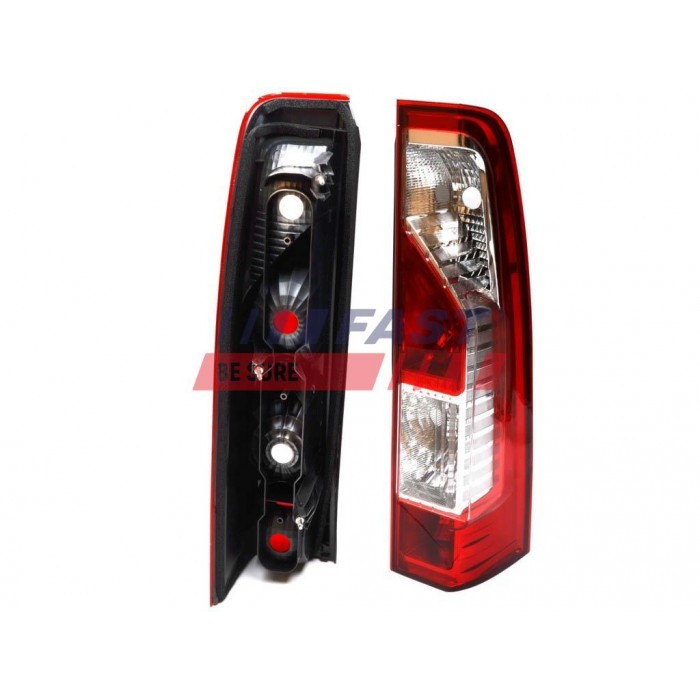 Feu arrière droit pour Renault Master III, finition premium en polycarbonate anti-jaunissement