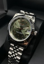 Seiko Arabic Olive Green Automatik Uh