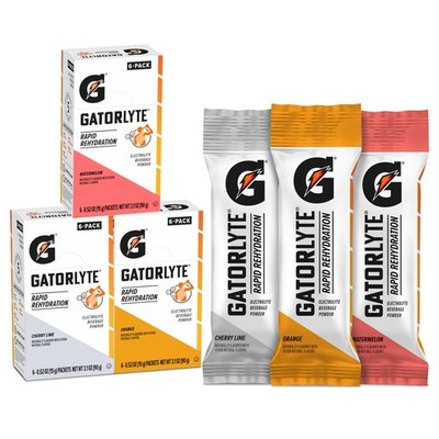 Gatorlyte Rapid Rehydration Electrolyte Beverage, Variety Pack, Lower