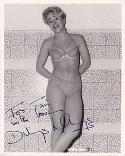 DILYS LAYE "Carry On" an excellent vintage original 8 x 10" b/w signed photo