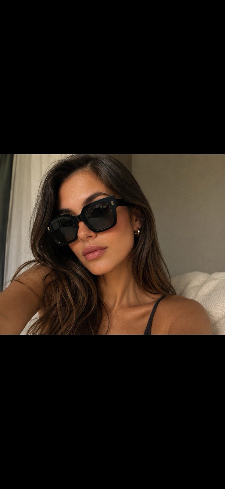 Fendi Oversized Black Sunglasses