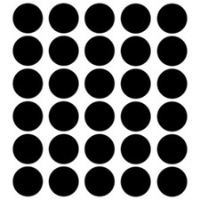 DARENYI 30Pcs 2 inch Black Acrylic Discs Acrylic Circle Blanks, Round Acrylic...