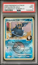 2009 Pokemon Platinum Supreme Victors #27 Empoleon Fb League Crosshatch PSA 9