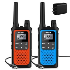 Walkie Talkies for Adults Long Range 2 Pack, Rechargeable Walkie Talkies 22 FRS
