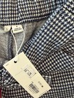 Janie And Jack Girls Navy Gingham Knit Wide Leg Pants Size 8 NWT — photo 2