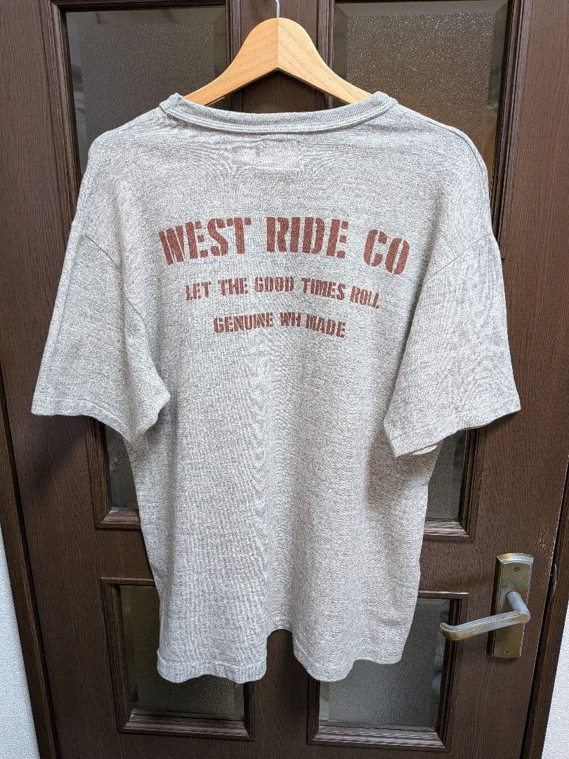 Westride x Wearhouse 30th Anniv Collab American Casual XL Gray Print Rare Japan image 6