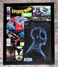 Spider  Man Wall Art  Handmade Framed Marvel  Amazing Spider  Man 300