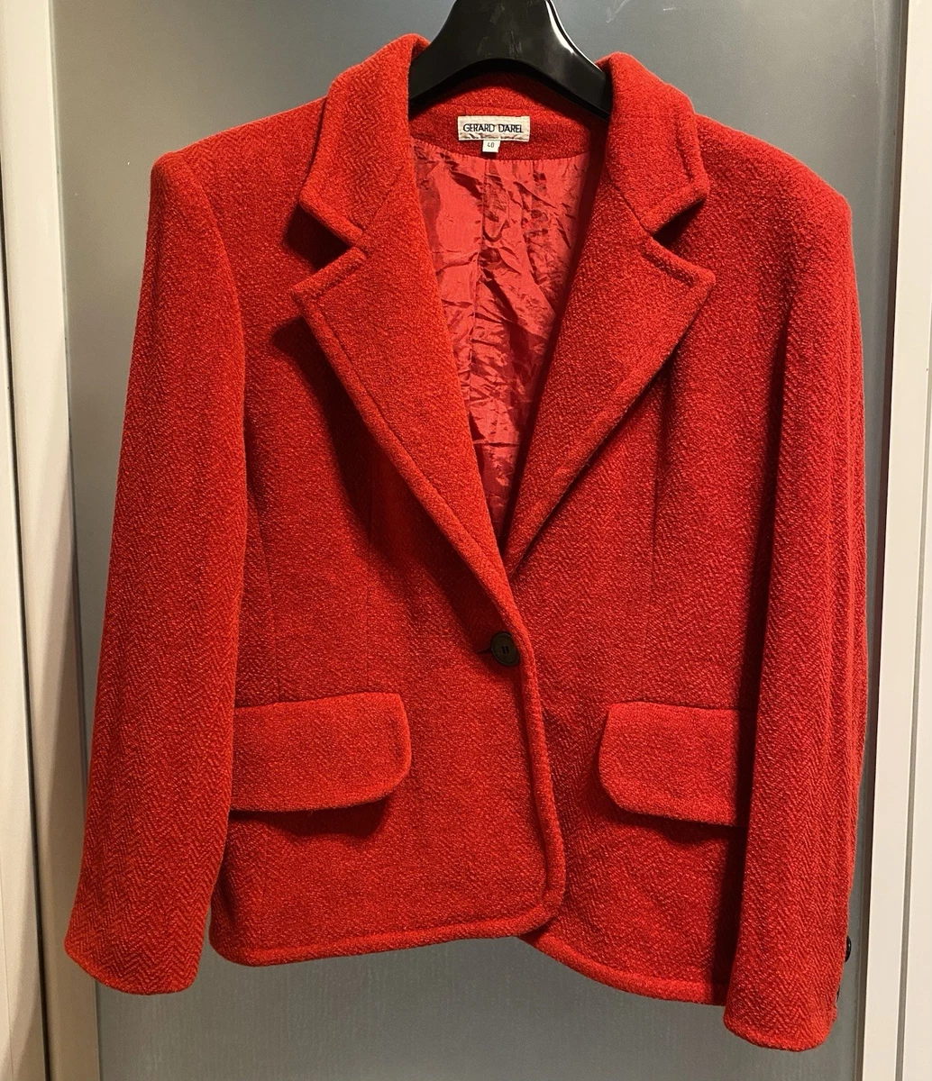 Manteau En Laine Paule Ka Rouge - Taille EU 36 - Coupe Cintrée X - Femme