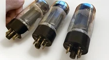 Matched Trio Sylvania 6L6GC Dual Foil O GETTER Holy Grails STR-387