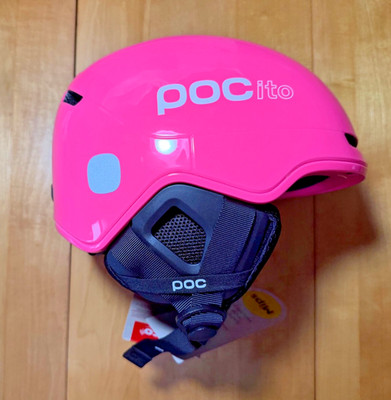 POC POCito Auric Cut MIPS Ski Helmet Size XS-S 48-52 Fluorescent Pink Kids NEW
