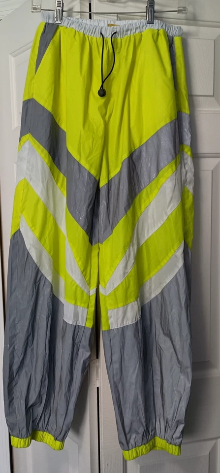 Daisy High Visibility Silver & Yellow Safety Reflective Pants Water Resistant  L - Image 3 of 4
