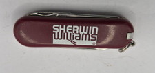 Vtg. Sherwin Williams Swiss Army Knife approx 2in X 1in Multi tool