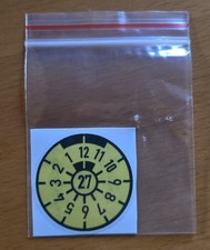 Sammlerstück Plakette 2027 wie TÜV für Sammler