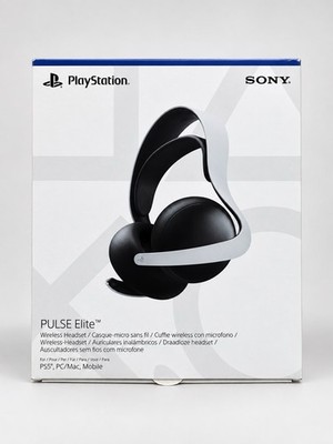 Sony PULSE Elite Wireless Gaming-Headset Bluetooth/USB mit Mikrofon schwarz/weiß