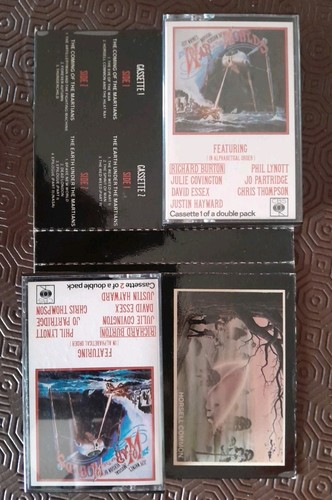 Jeff Waynes War Of The Worlds Rare Two Cassette 'Book' Edition. SUPERB SHAPE! - Picture 3 of 5