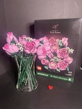 LEGO Botanical Collection Bouquet of Pink Roses 10374. opened but put into bags